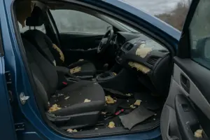 Sortbjørn smadrer bil for chokolade – ejer rystet efter uventet indbrud