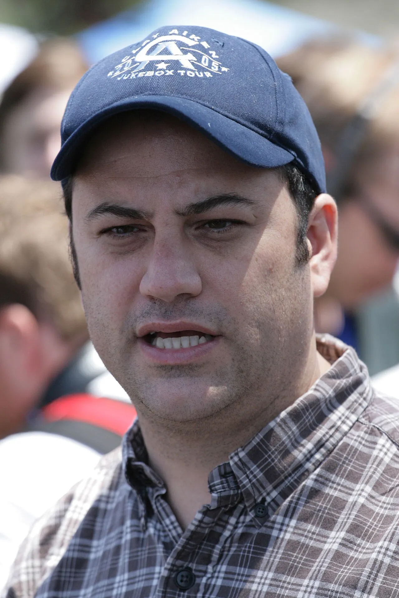 Jimmy Kimmel ses ved Maker Faire. Billedet er taget i forbindelse med arrangementet og viser ham i en offentlig sammenhæng.