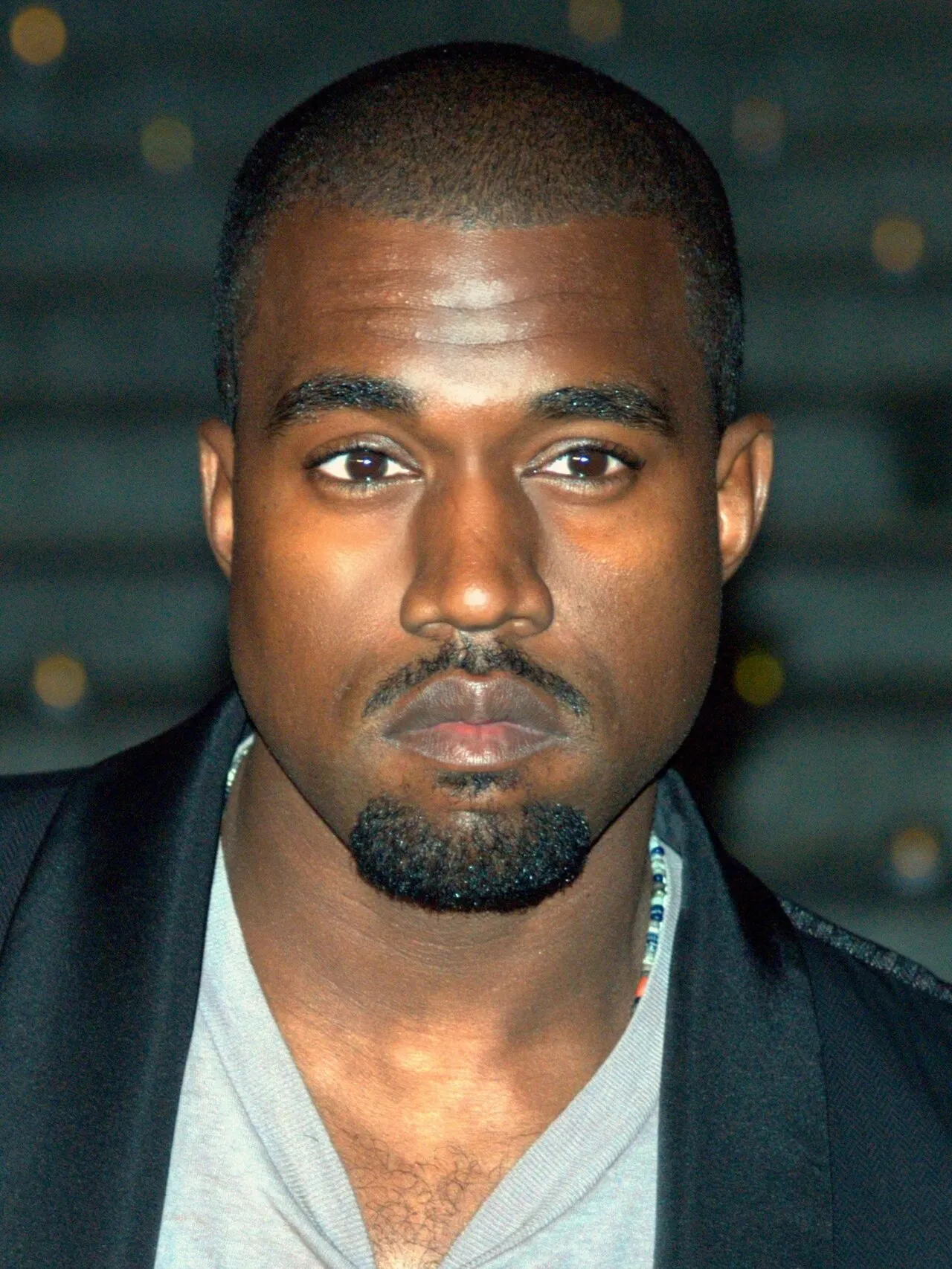 Kanye West at the 2009 Tribeca Film Festival kickoff event for Vanity Fair.