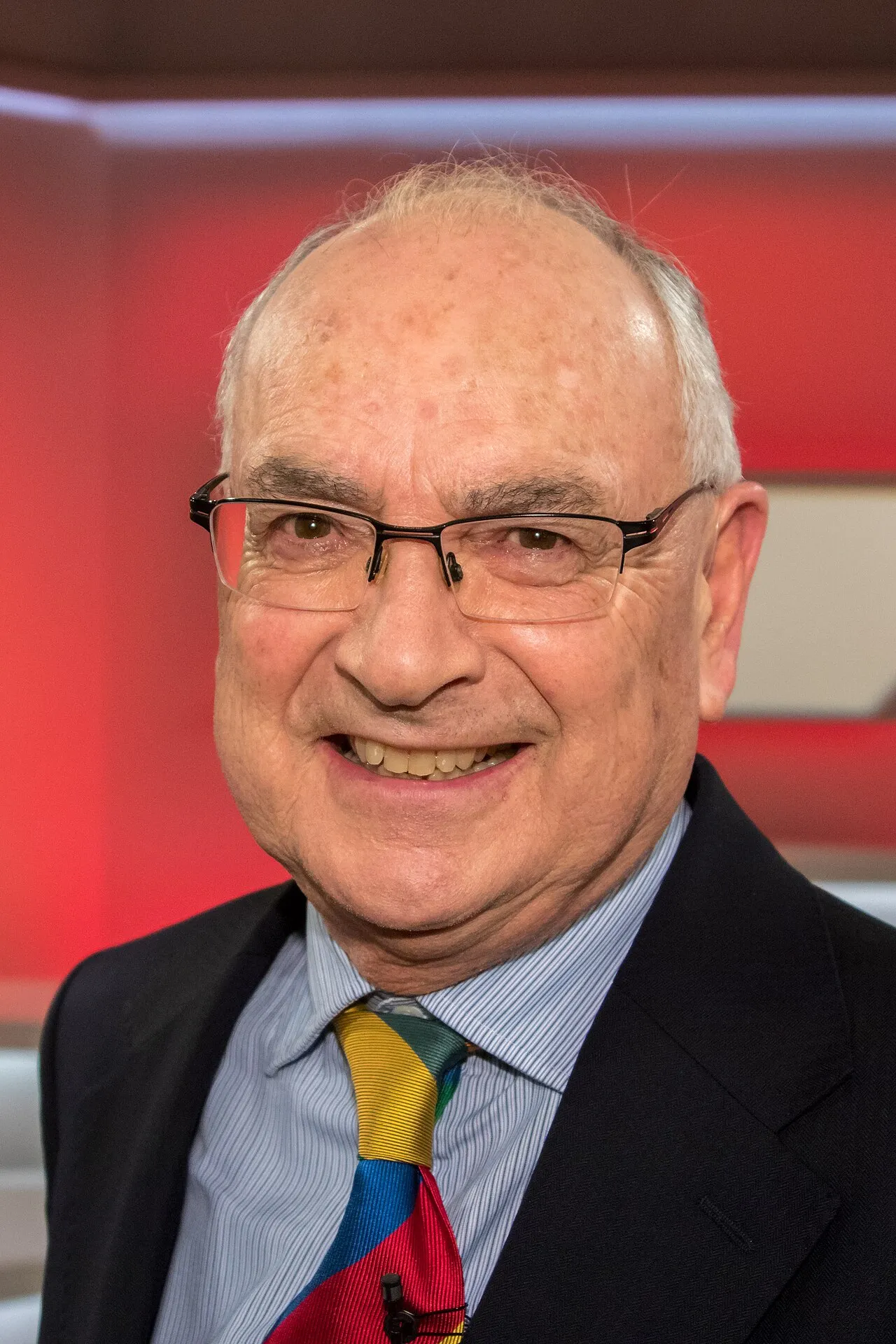Anthony Glees ses i WDR-programmet "Maischberger" den 21. marts 2018. Billedet er taget under udsendelsen.