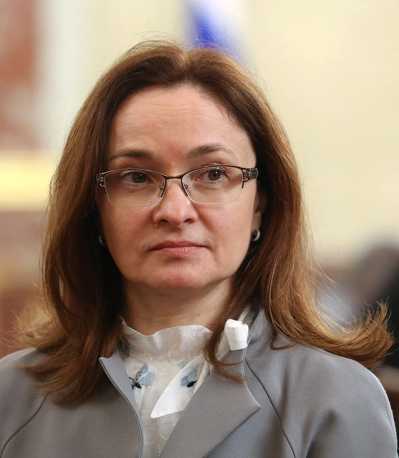 Elvira Nabiullina, leder af Ruslands centralbank, fotograferet i forbindelse med et møde om budgetfremskrivninger. Billedet er taget i Moskva den 24. juni 2013.