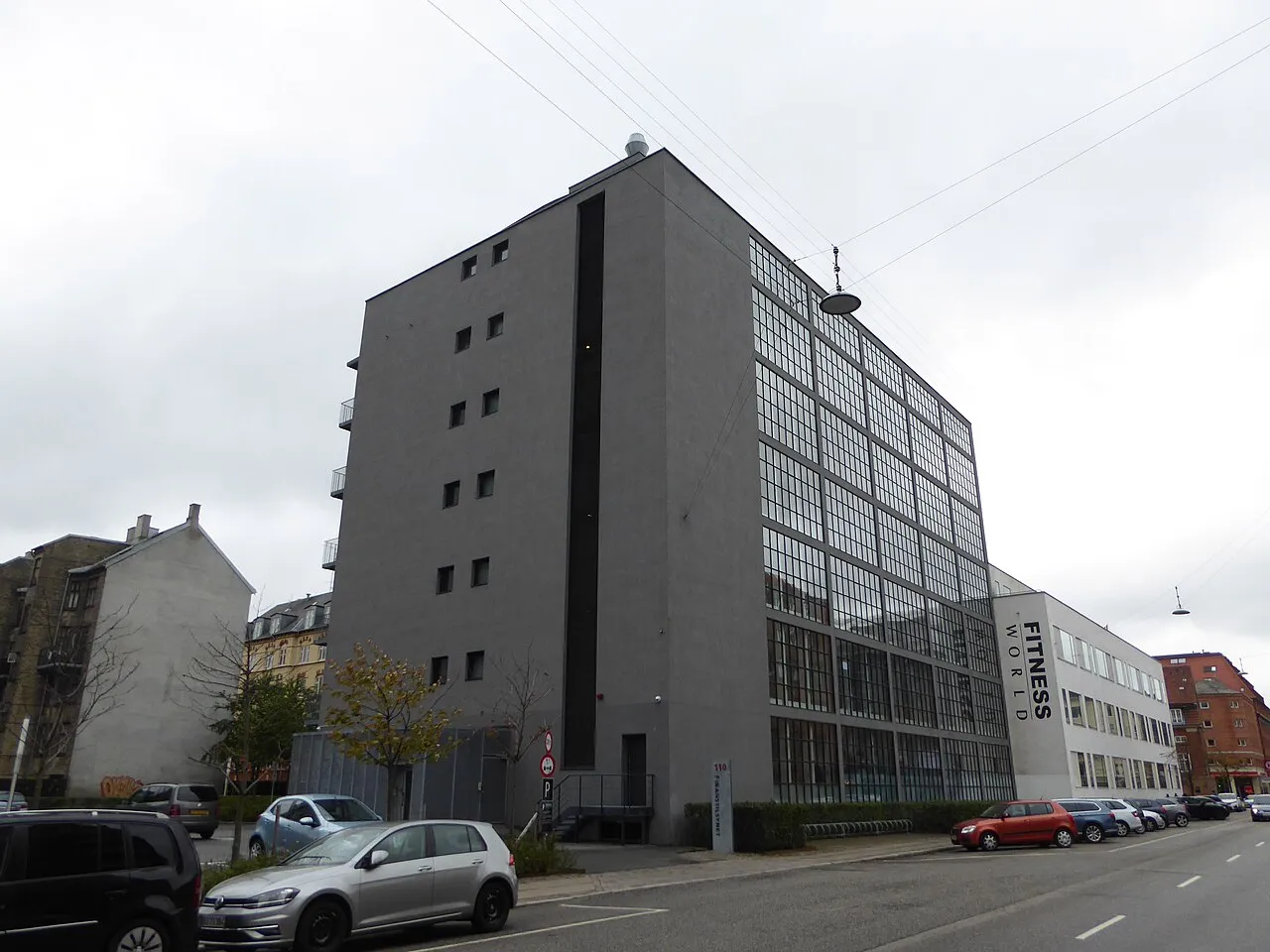 Kontorbygningen for Finanstilsynet på Århusgade i Østerbro i København. Billedet viser myndighedens fysiske tilstedeværelse.