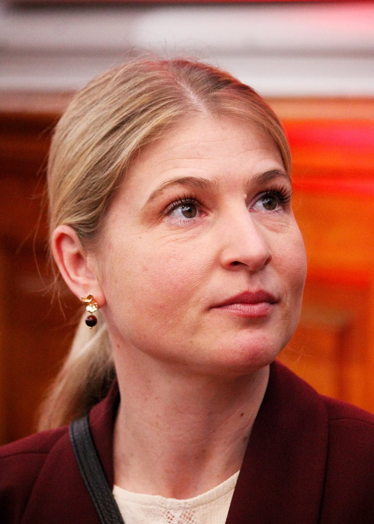 Christina Krzyrosiak Hansen til valgfest på Christiansborg i København, Danmark i anledning af folketingsvalget 2026.