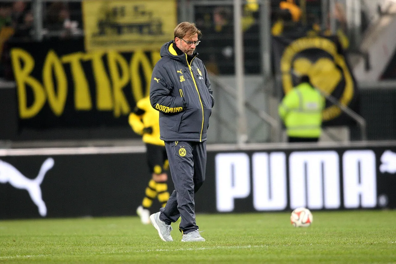 Jürgen Klopp, en tysk fodboldtræner og tidligere spiller, under en begivenhed.
